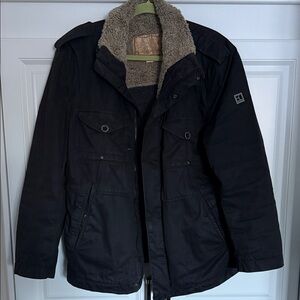 BOSS ORANGE Black Military Field Jacket